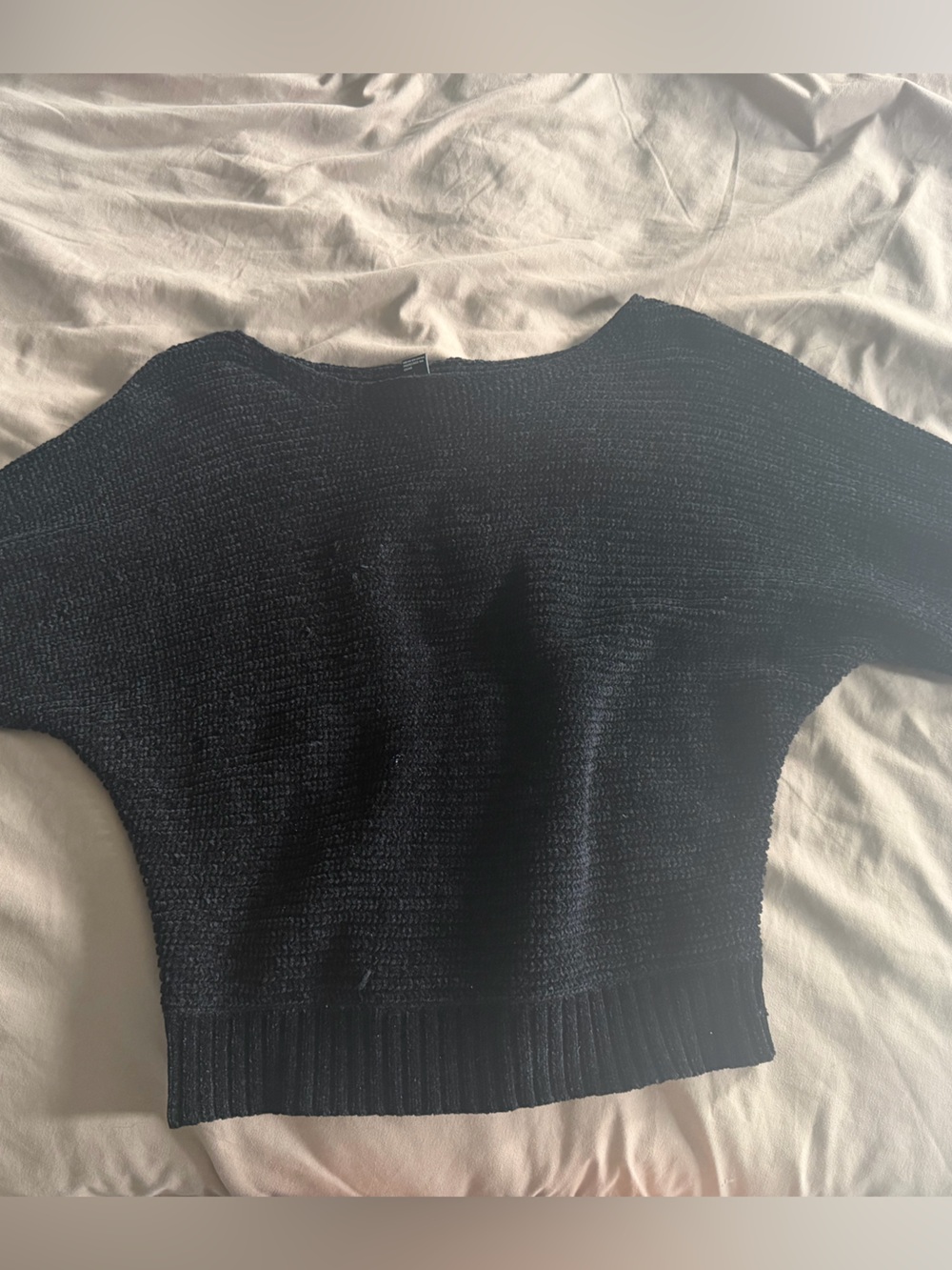 Black comfortable sweater
